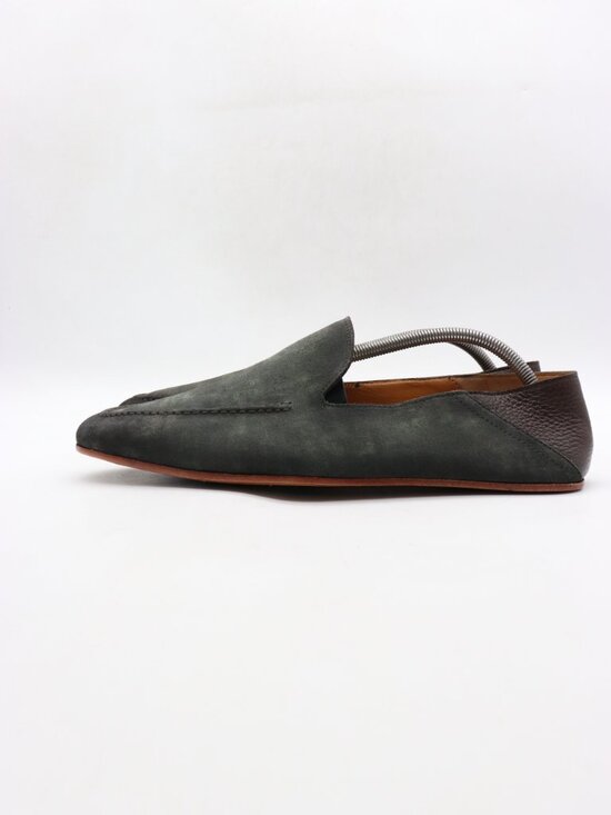 Magnanni Heston Men\'s Size 11 Green Suede Leather Belgian Loafers Slippers main image 8